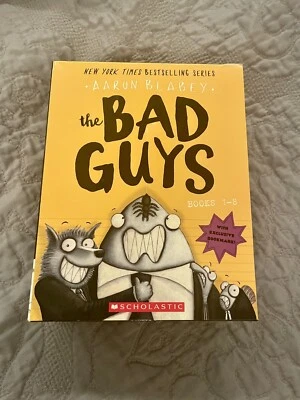Box Set: The Bad Guys Books Vol. 1-8 by Aaron Blabey Paperback - Image 1 of 4