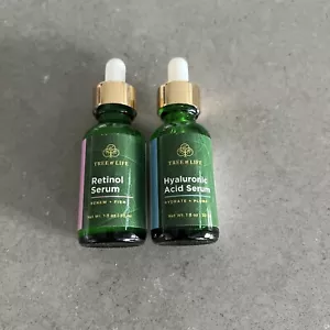 Tree Of Life RETINOL SERUM & HYALURONIC ACID SERUM 1oz | New FAST SHIP! - Picture 1 of 5