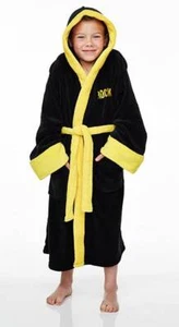 Rocky Balboa Dressing gown / Boys Kids boxing hooded bath robe (childrens childs - Picture 1 of 5