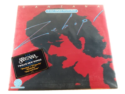 Santana Zebop Sealed Vinyl LP Record USA 1981 CBS HC 47158 Promo Hype Sticker - Image 1 of 4