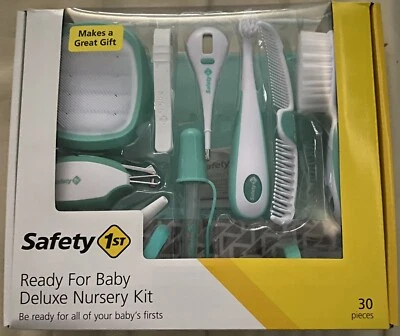 Safety 1st Nursery Care Health & Grooming Kit, Pyramids Aqua - Image 1 of 4