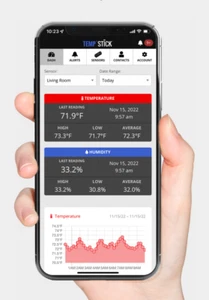Temp Stick WiFi Temperature & Humidity Sensor 24/7 Monitoring & Alerts - Used - Picture 1 of 5