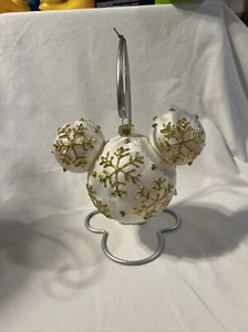 Adorno de orejas de Mickey Disney China de Disney World con soporte vintage - Imagen 1 de 6