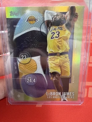 2025-26 Topps Basketball Sole Ambition Lebron James 1:15375 SSP LA Lakers! Rare! - Image 1 of 2