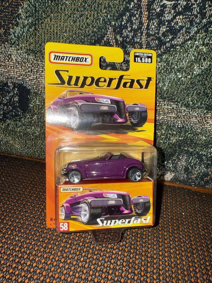 Caja de cerillas Plymouth Prowler #58 2005 superrápida fundido a presión 1:64 Foto 1 de 1