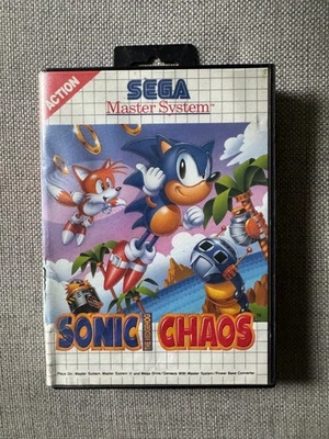 Master System SONIC THE HEDGEHOG CHAOS Game Sega PAL *(Works on US Consoles)* - Image 1 of 4