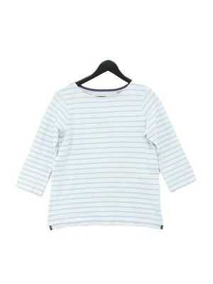Jack Wills Women's Top UK 12 Blue 100% Cotton Basic - Image 1 of 4
