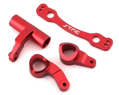 ST Racing Concepts Arrma 6S Aluminum HD Steering Bellcrank Set (Red) - Image 1 of 2