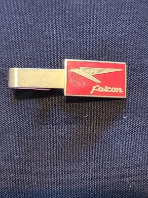 Vintage Ford Falcon Red Enamel Tie Clip - Image 1 of 2