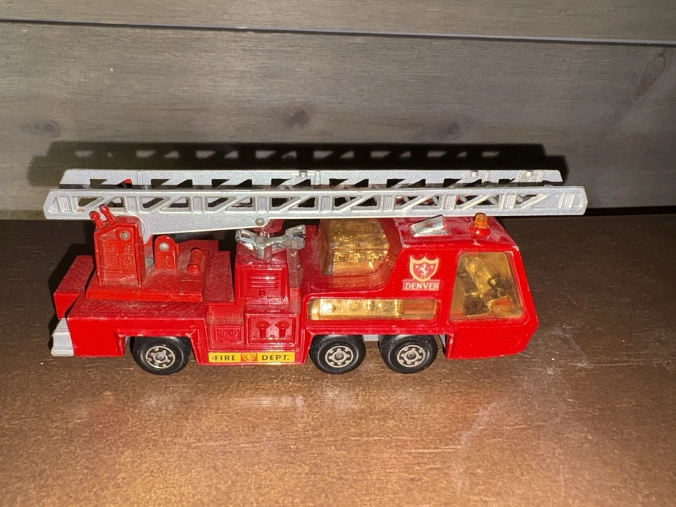 VINTAGE MATCHBOX SUPER KINGS LESNEY K-9 CAMINHÃO DE BOMBEIROS 1972 - Imagem 1 de 4