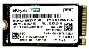 SK Hynix 512GB M.2 2242 PCIe Gen4 x4 NVMe SSD HFS512GEJ4X112N SSS1F28996 - Picture 1 of 1