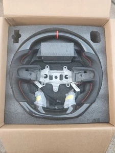 Dodge Ram 1500 Carbon Fiber Steering Wheel (2018-2024) - Picture 1 of 5