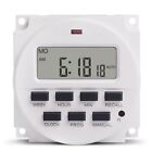 Digital LCD Electric Programmable Dual Outlet Plug In Clock Timer Switch 24V 16A