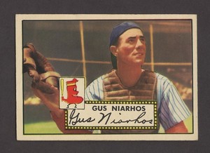 1952 Topps #121 Gus Niarhos EXMT+ Very sharp