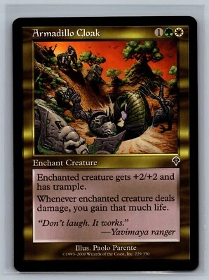 Magic The Gathering Invasion Armadillo Cloak #229/350 MTG TCG CCG - Image 1 of 2
