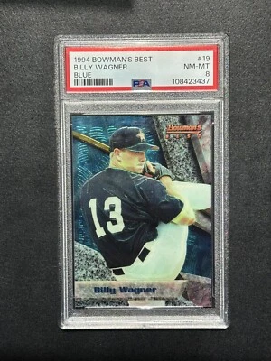 1994 Bowman's Best Billy Wagner Rookie Blue RC PSA 8 Brand New Slab! - Image 1 of 2