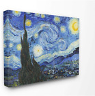 Van Gogh Starry Night Post Impressionist Painting Oversized Stretched Canvas Wal