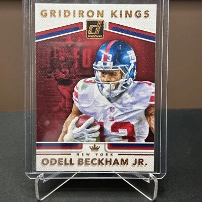 2017 Donruss: Odell Beckham Jr. Gridiron Kings Card No. 8 - Image 1 of 2