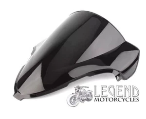Suzuki GSXR1300 Hayabusa 99-07 BLACK Double Bubble Screen UK SELLER -- 2325-B - Picture 1 of 1