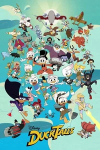 Disney DuckTales 2017 TV Series Premium Poster Full Cast Photo 8x10 11x17 13x19 - Picture 1 of 1