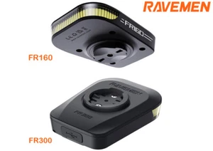 RAVEMEN Bike Head Light Bicycle Front For Garmin Wahoo FR300/FR160 Rechargeable - Picture 1 of 41