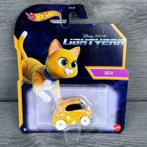 Disney Pixar Buzz Lightyear Hot Wheels Car SOX Yellow Character Car New #1775 - Picture 1 of 13