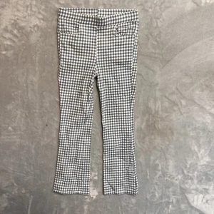HAYDEN LOS ANGELES Size SMALL High Waisted Blue & White Plaid Gingham Pants - Picture 1 of 9
