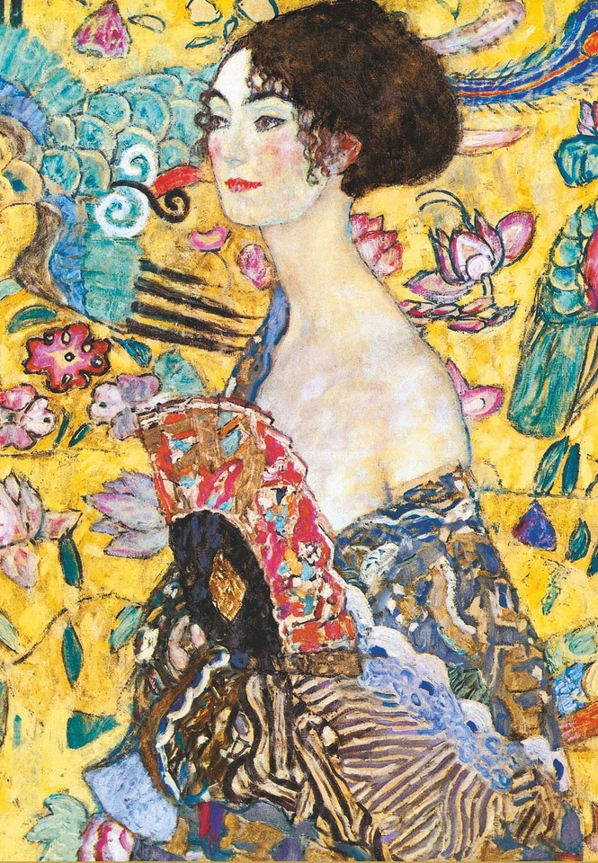 Piatnik Klimt Lady with the Fan Jigsaw Puzzle (1000 Pieces) - Изображение 1 из 1