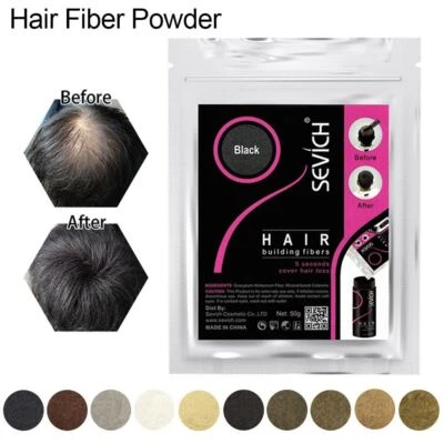10 Color Hair Building Thicken Hair Hair Fiber Powder Hair Loss Products - image 1 of 4