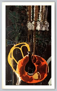 Georges Braque Philodendron Phillips Collection VTG Print 1980s Unused Postcard - Picture 1 of 3