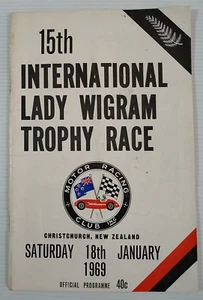 1969   15th International Lady Wigram Trophy Race Program - Motor Racing NZ - Picture 1 of 15