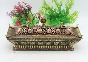 8" Temple designed Antique Incense Burner - meditation, health & wellness - Picture 1 of 5