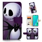 ( For iPhone SE 2nd/3rd Gen ) Wallet Case Cover AJ23533 Christmas Nightmare
