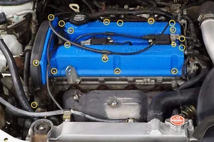 Dress Up Bolts Titanium Valve Cover Kit (Stage 1) for Evo 8/9 (MIT-006) - Afbeelding 1 van 9