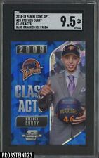 2018-19 Contenders Optic Blue Cracked Ice Class Acts Stephen Curry SGC 9.5