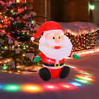 100cm Cute Indoor Outdoor Christmas Decorations Lights Up Inflatable Santa Decor