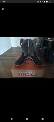 Bota de trabajo Twisted X Western. Talla 11 EE. Nuevo en caja. Foto 1 de 4
