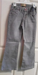 NWOT Children's Place Gray Demin Jeans Bootcut Stretch Girls 8 Adj Waist BARGAIN - Picture 1 of 4