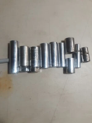 Craftsman Socket Lot Of Ten Pieces - Image 1 of 2