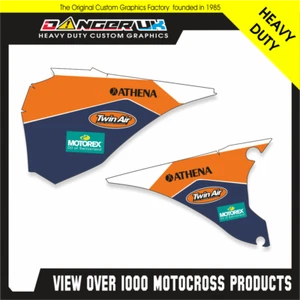 KTM EXC EXC-F 125 250 300 350 450 500 2014 2015 2016 MOTOCROSS AIRBOX GRAPHICS - Picture 1 of 1