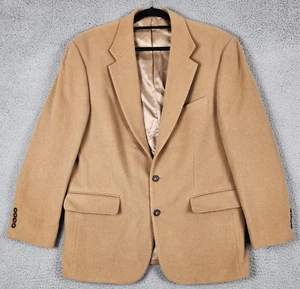 RBM Anzug Sakko Herren Größe 42R braun hellbraun Wolle und Kamelhaar Blazer Karriere Büro - Bild 1 von 24