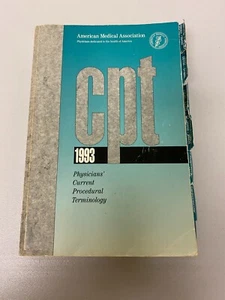 PHYSICIANS CURRENT PROCEDURAL TERMINOLOGY CPT 1993 - Picture 1 of 4