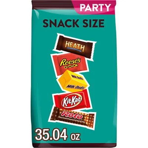 Assorted Flavored Snack Size Candy, Party Pack 35.04 oz - Picture 1 of 6