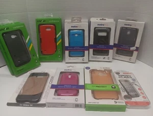 13 Cricket Metro PCS Phone Cases LG Spree Evolve Concord Galaxy S6 Galaxy Light - Picture 1 of 16