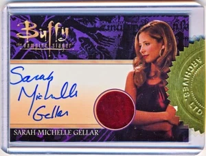 Buffy Vampire Slayer Collectors Set Sarah Michelle Gellar Relic Autograph #NNO - Picture 1 of 2