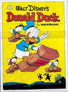Vintage 1986 WALT DISNEY DONALD DUCK Poster - 9.5"x 13" - Picture 1 of 7