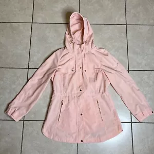 Calvin Klein Women's Rain Jacket Size M Pink Coat RN54163 - Picture 1 of 17