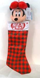 Disney Holiday Minnie Mouse Santa Animated Musical Stocking Christmas SEE VIDEO - Picture 1 of 7