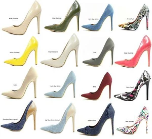 Womens Shoe Republic Savage Vermeer Pointy Toe High Heels Stiletto Pumps Shoes - Picture 1 of 129