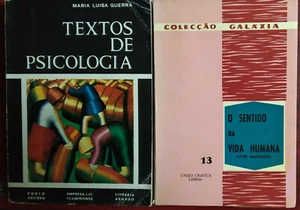 2 LIBROS PORTUGUÉS 1-TEXTOS DE PSICOLOGÍA+2-O SENTIDO DA VIDA HUMANA 404+246 PP - Imagen 1 de 1